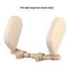 Car Travel Headrest Pillow for Side Sleeping & Cervical Support