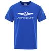 Aeroflot Aviazione Russa Pilota Aerospaziale Aviatore TShirt Estiva Cotone Punk Rock Moda Top Girocollo Elegante Maglietta da Uomo