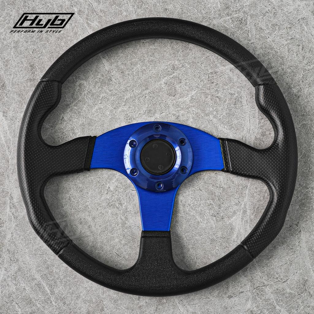 Classic Sports Racing Car Steering Wheel Universal 13 Inches 330MM PU Steering Wheel