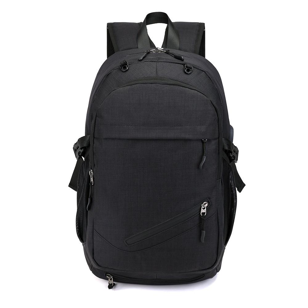 

Men s Oxford Cloth Basketball Backpack with USB Charging, Water-Repellent 15.6-inch Laptop Compartment. 20-35L чорний