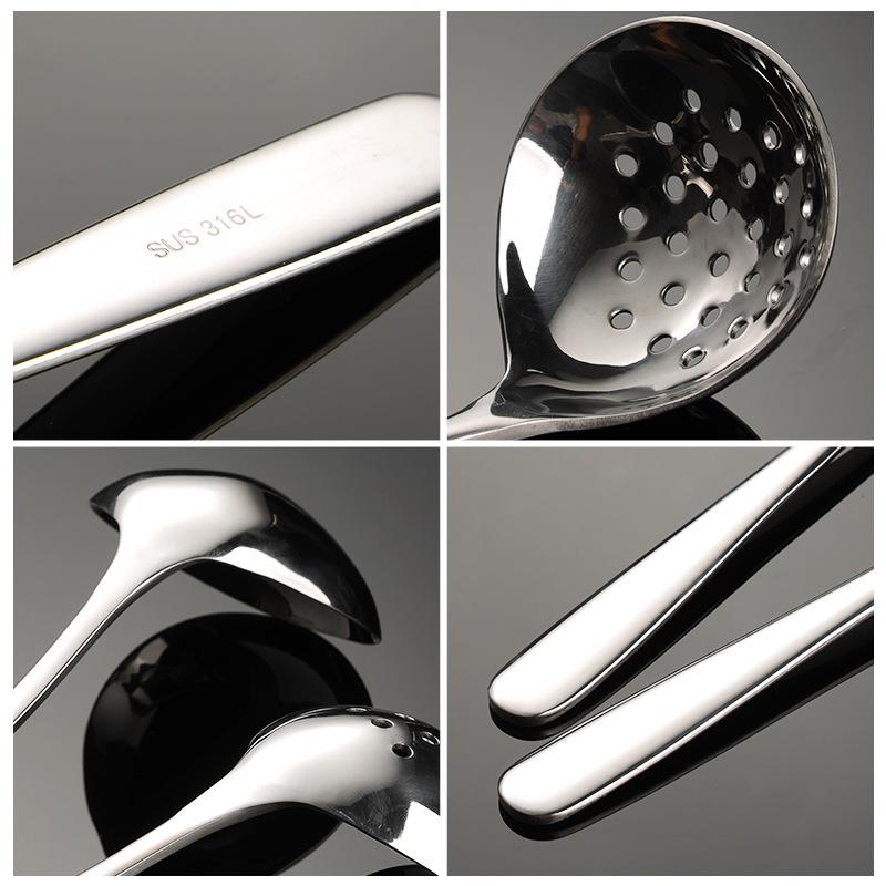 316 Stainless Steel Elegant Series Soup Shell Colander Hot Pot Spoon Chinese Male Spoon Household Housewarming Spoon