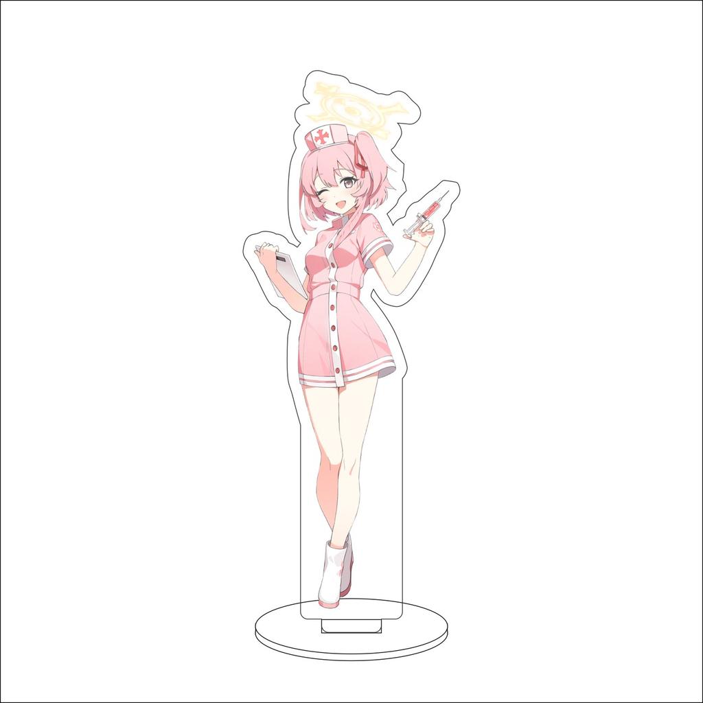 16CM Anime Blue Archive The Animation Cosplay Ornaments Takanashi Hoshino  Acrylic Stand Figure Stand Halloween Gifts