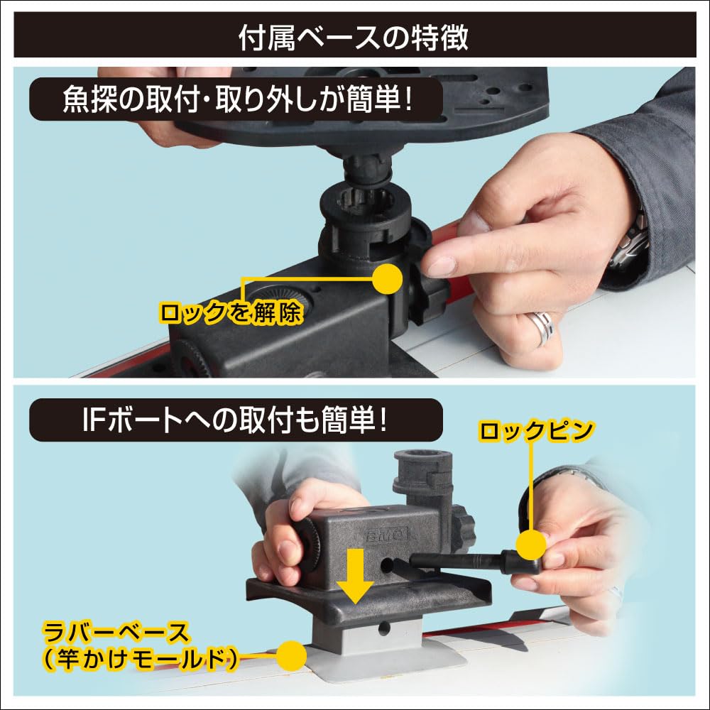 BMO JAPAN IF Multi Fish Finder Mount & Arm Full Set II 20Z0343