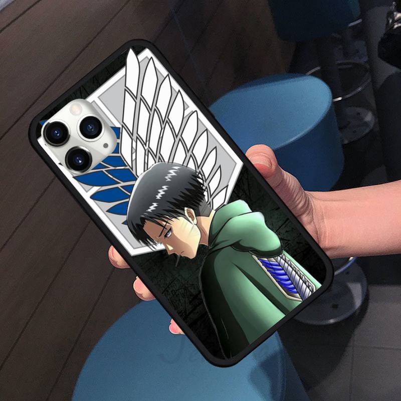 Attack On Titan Anime COMIC Phone Case For Iphone 7 8 12 11 XR XS Pro Max Mini Plus Soft Silicone Cover Shell Funda