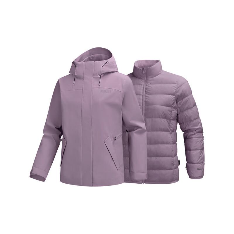 Женская outdoor пуховая куртка 3-в-1 с капюшоном Skechers L