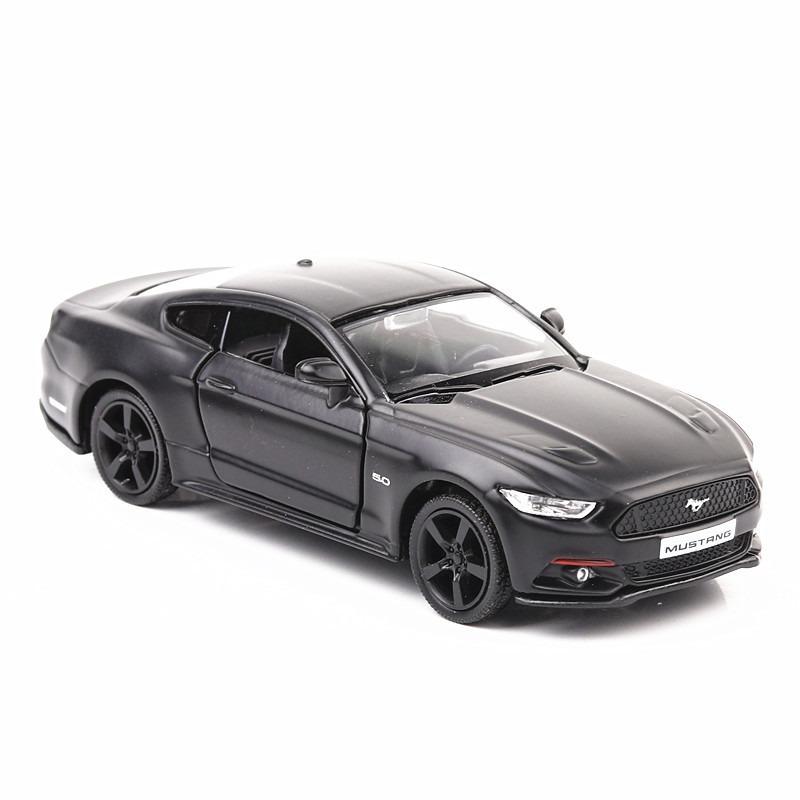 

1/36 Модель гоночного автомобиля Ford Mustang, игрушка, литой под давлением металл, моделирование, модели транспортных средств, инерционные игрушки, коллекция для мальчиков, подарок на день рождения чёрный