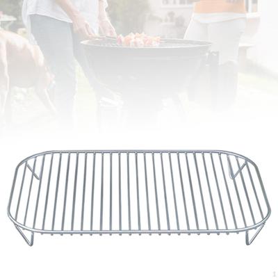 Indoor Grill Roast Rack Air Fryer Accessory Stable Campfire Stand Pot Holder Folding for