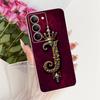 Cover For Realme 14x 5G India Case RMX3940 Transparent Luxury Crown A-Z Letters 2D Flat Pattern Soft Phone Case