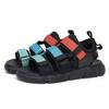 X Brand 2024 Fashion Colorful Weaving Mens Sandals Outdoor Beach Sandals Comfortable Men Sandals Casual Retro Summer Shoes Flats