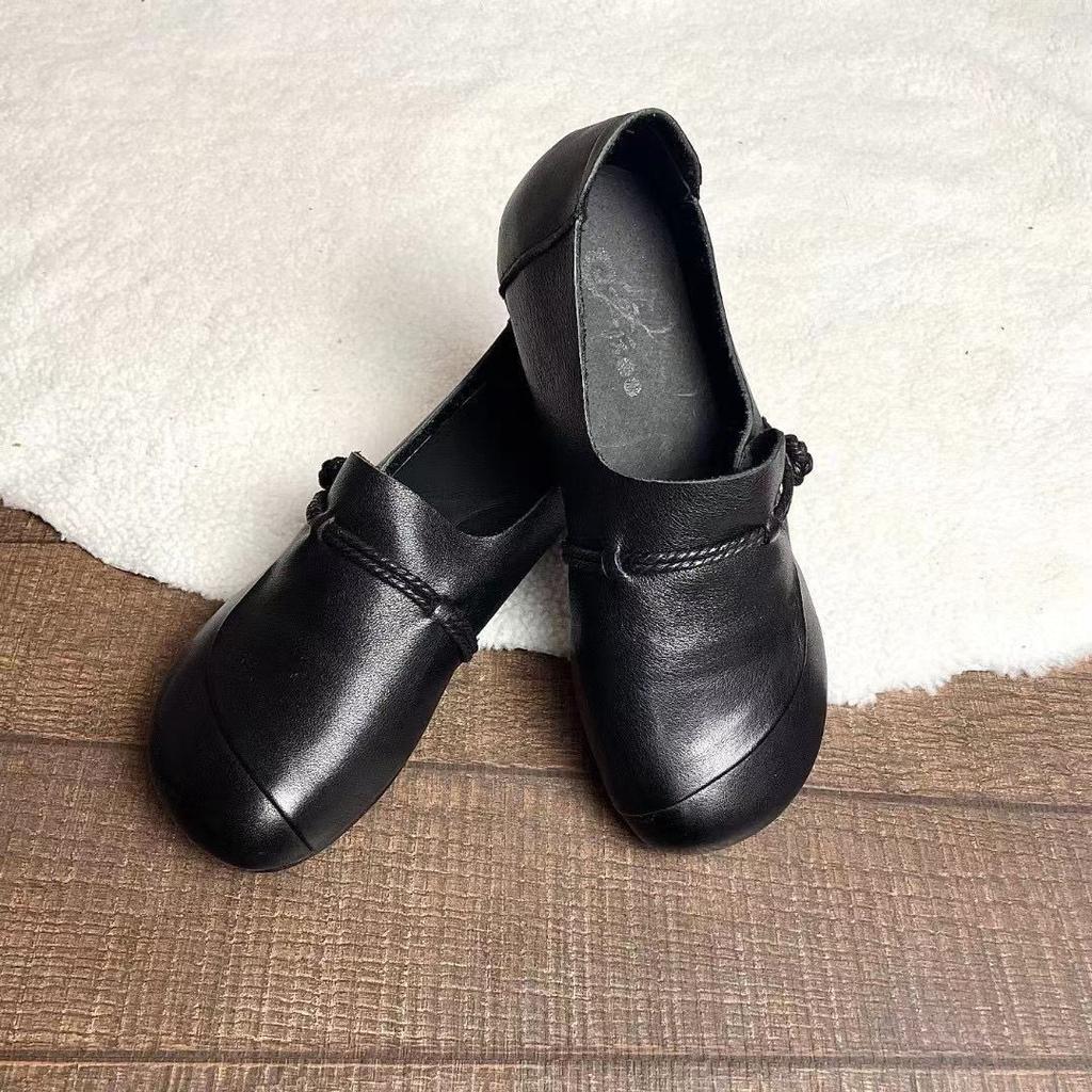 Women's Shoes All-season Super Soft-soled Shallow-mouth Women's Shoes Non-slip Flat-soled Women's Shoes