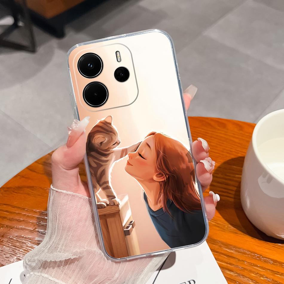 

Case For Xiaomi Redmi Note 14 4G Europe Version Phone Cover For Redmi Note14 4G Soft Clear Slim Silicone Anti Drop Back Covers Note14-4G-Europe
