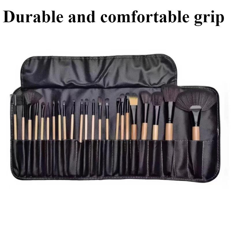 Gift Bag Of 24 Pcs Makeup Brush Sets Professional Cosmetics Brushes Eyebrow Powder Foundation Shadows Pinceaux Make Up Tools