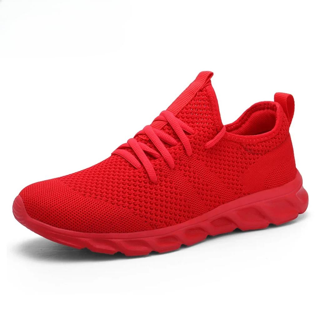 Men Casual Sports Shoes Air Mesh Lightweight Sneakers Anti-slip and Wear-resistant Flat Walking Shoe Athletic Jogging Size 36