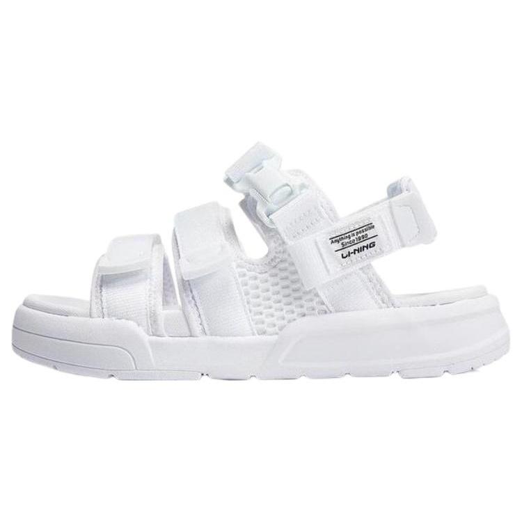 Li-Ning Coca Sandals  White  Unisex AGUT009-3 EU 39⅔