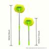 Soft Fleece Microfiber Retractable Car Wash Mop with Long Handle, Scratch-resistant Mop Cleaning Gloves for Car Wash Trucks SUV RV Caravans and Homes
