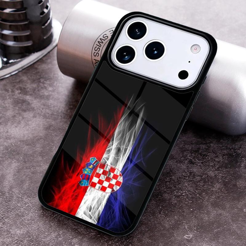 Croatia Flag Print Phone Case For iPhone 17 16 15 14 13 12 11 Pro Max Plus 17Air Soft Silicone Cover