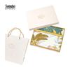 SANGBO Double-Sided Silk Square Scarf & Umbrella Gift Set
