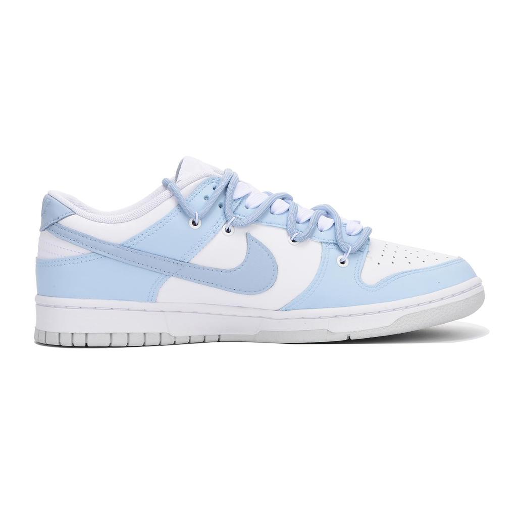 Nike Dunk Leather Coverage Slip Resistant Impact Resistant Abrasion Resistant Low top Skateboard Shoes Men's Blue DV0831-101(Team59-SBOX)