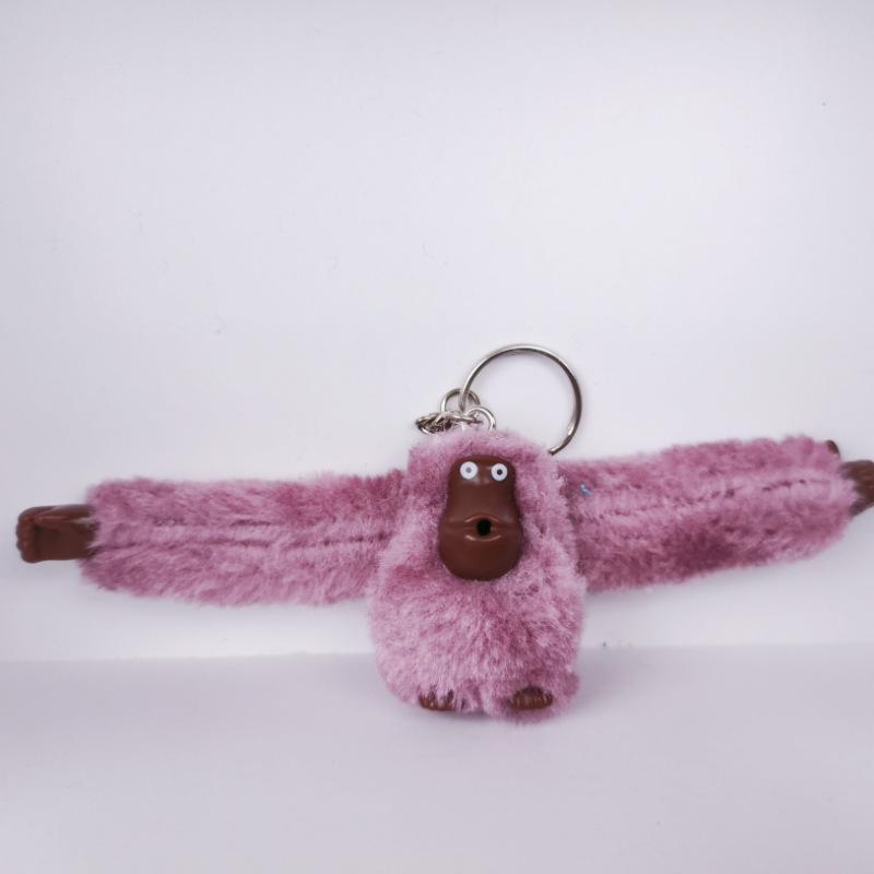 Cute Long-Tailed Monkey Key Chain Cartoon Cute Monkey Keychain Plush Toy Doll Bag Accessories Gift For Children