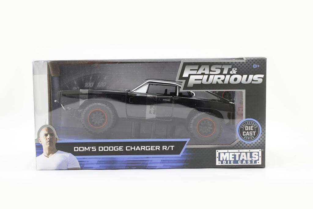 Kyosho Jada Toys Fast Furious Series Scale Dodge Charger Black Finished Model JADA97038 & 1/24 F&F R/T Off-Road (Dominic)