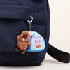 Plush Tent Pendant Portable Backpack Keychain Creative Groundhog Keychain  Keychain Collection