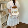 Schoolbag Dopamine Color Polka Dots Easy Bear Backpack Korean College Girl Backpack Junior High School Cute Cartoon School Bag