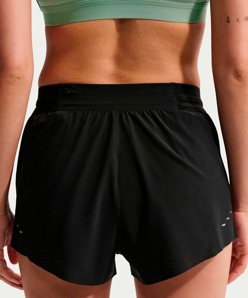 NIKE Swift Breathe Dry Fit Mid-Rise 2.5-Inch Brieflined Running Shorts W - Black:White / If1679-010
