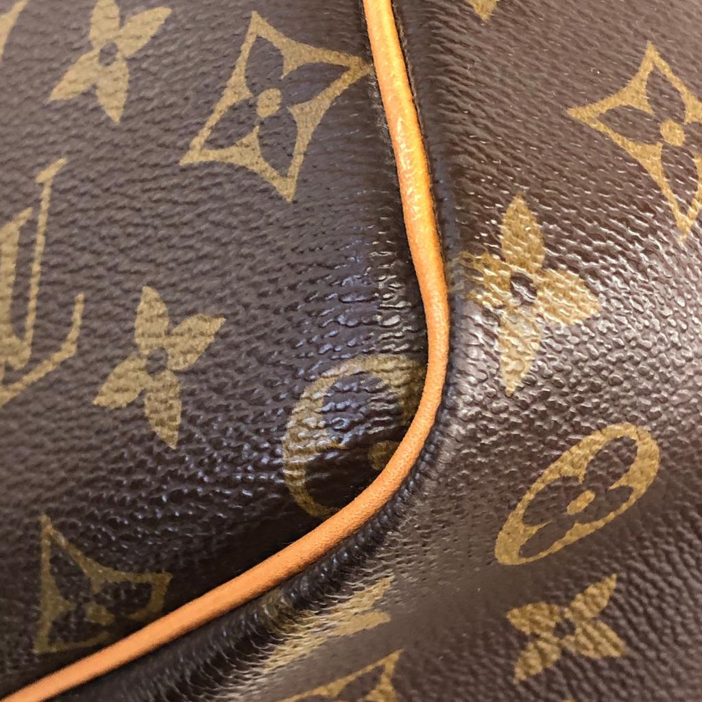 Used Louis Vuitton Monogram Keepall 60 M41422 Boston Bag Canvas Brown Authentic 13130