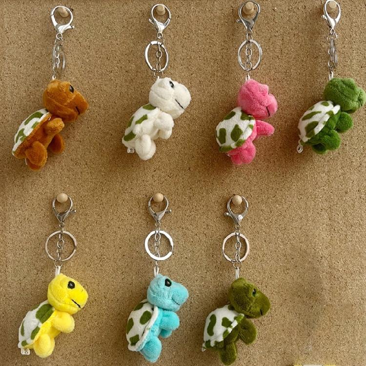 Cartoon Plüsch Schildkröte Schlüsselanhänger Niedlicher Anhänger Schlüsselring Hängendes Ornament Schlüsselhalter