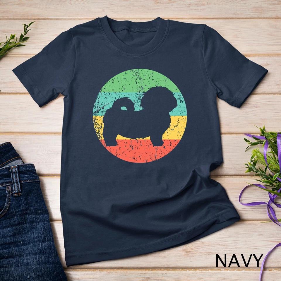 Shih Tzu Shirt - Vintage Retro Shih Tzu Dog Unisex T-shirt 7 S