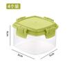 4Pcs Small Portable Squeeze Sauce Bottle Thickened Plastic Squeeze Split Bottle Kitchen Seasoning Storage Box Sauce Bottles Set