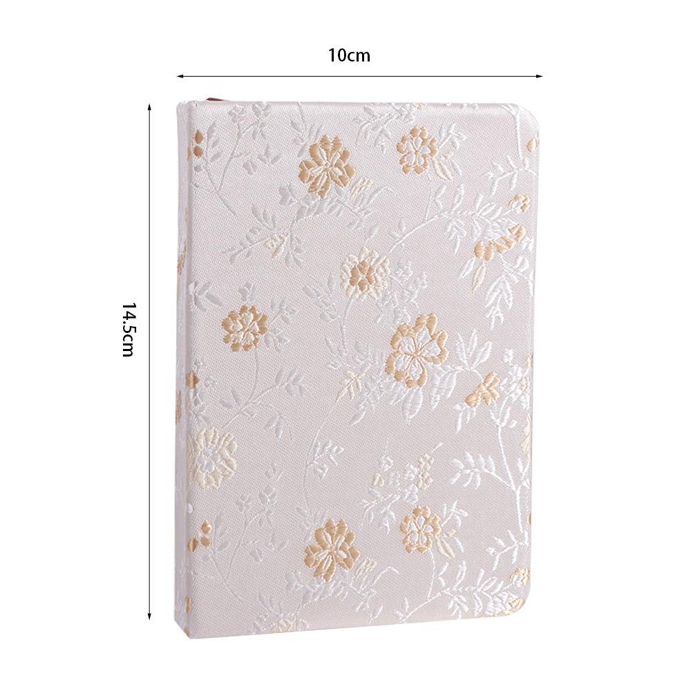 Agenda, carnet de notes floral, carnet de notes A6, mini carnet en relief, papeterie