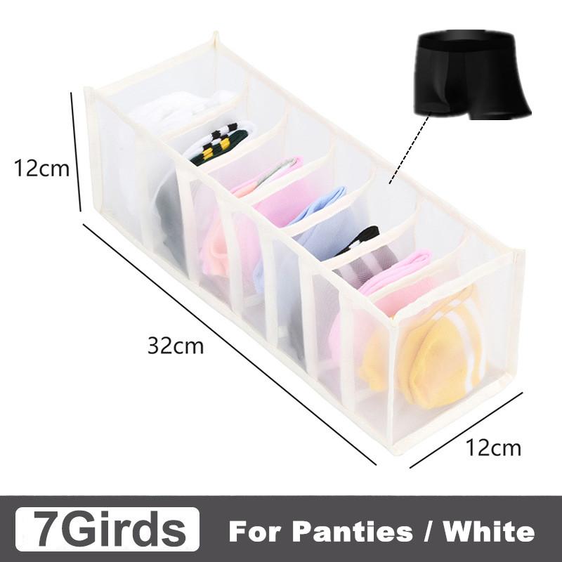 

Органайзер для хранения одежды, коробка для хранения брюк, джинсов, футболок, органайзер для нижнего белья и носков в шкаф, ящики-разделители
