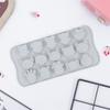 Cartoon Animal 15 Grid Push-Type Soft Bottom Ice Cube Mold Household Silicone Ice Tray Homemade Ice Cube Food Grade