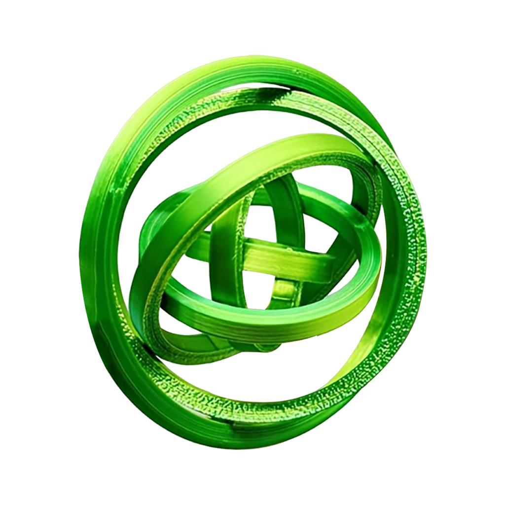 3D Printed Fingertip Rotating Colorful Decompression Ring