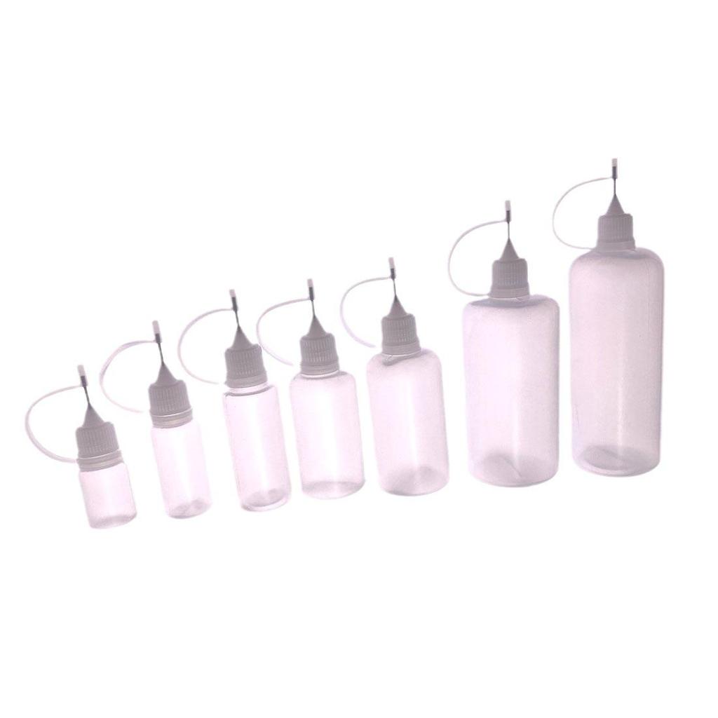 Needle Tip Soft PE Bottle for Oil, Nail Polish Remover, 5/10/20/30/50/100 ml
