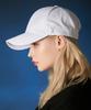 Bajal [Unisex] Studded Logo Oversized Ball Cap White
