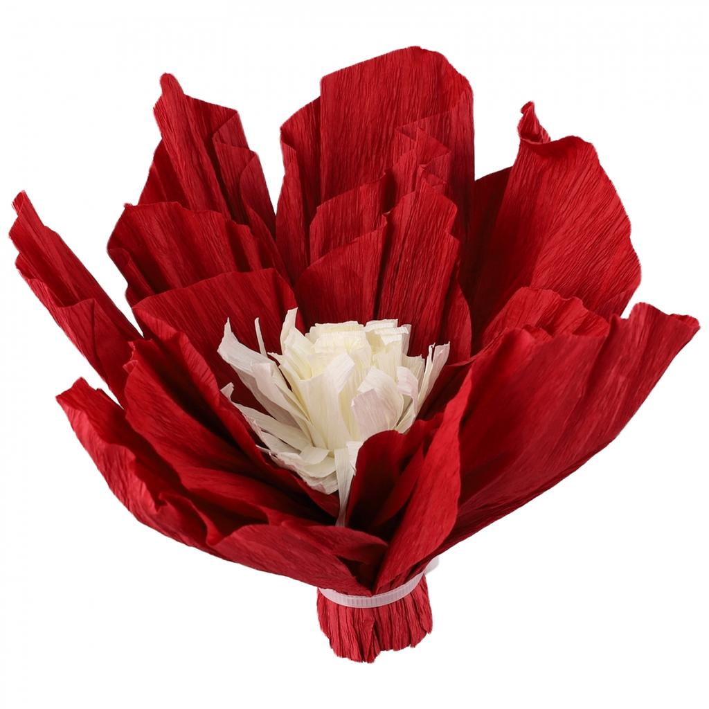 Customizable Pleated Flowers Multiple-Color Reusable