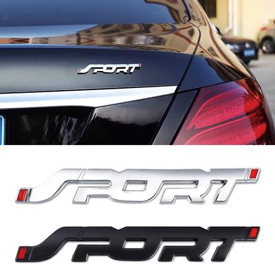 Příslušenství k autu Nálepka Styling Kov 3D Auto Auto Kufr Závodní Módní Sportovní Slovo Písmeno Logo Znak Odznak Samolepka