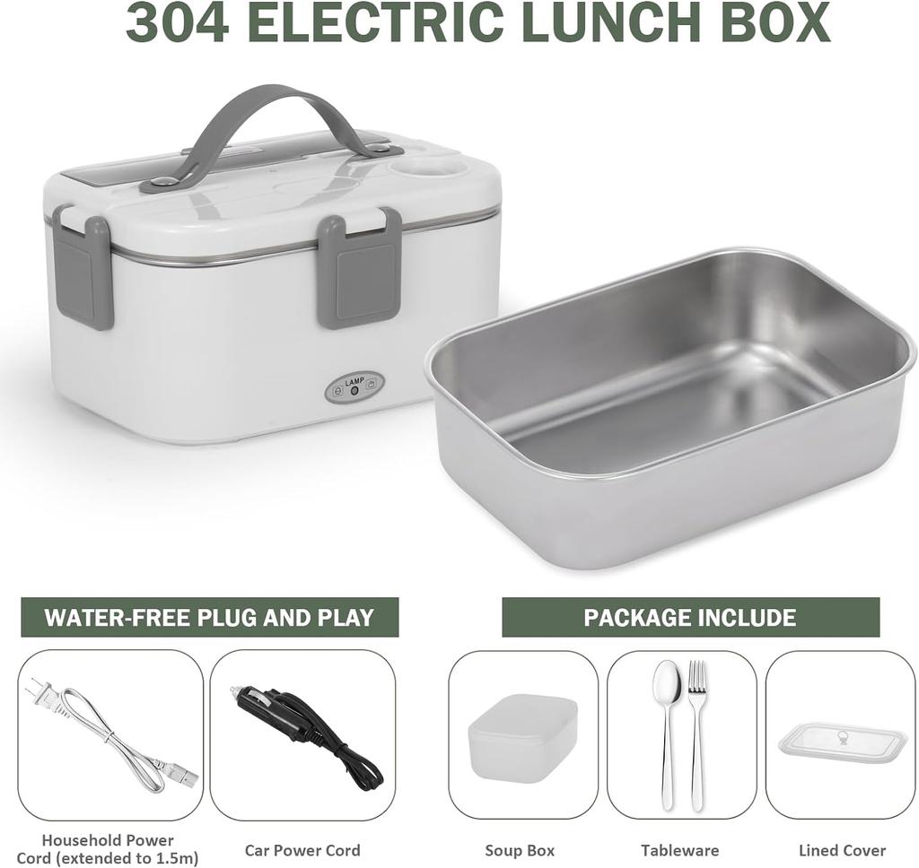 Scaldavivande Elettrico 80W Andmenow 1.8L - Per Auto 12V/24V E Casa 220V, Con Borsa Termica - Foto 6