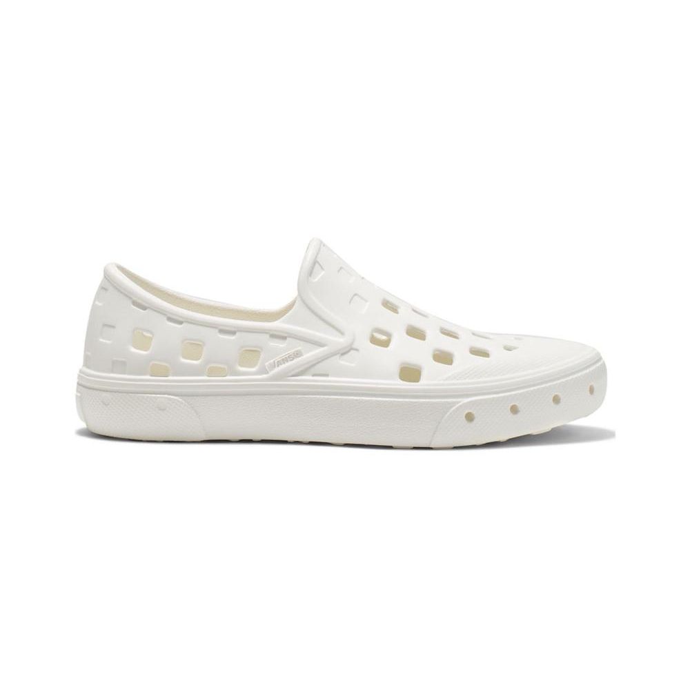 Vans Slip-On Comfortable Casual Durable Breathable Sandals Kids sandals White VN0A4UVIFS8