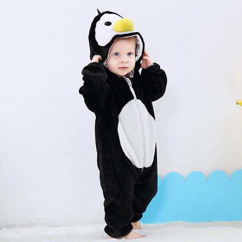 Newborn Baby Child Animal Jumpsuit Performance Wear Baby Cute Crawling Suit Baby Flannel Pajamas Costumes