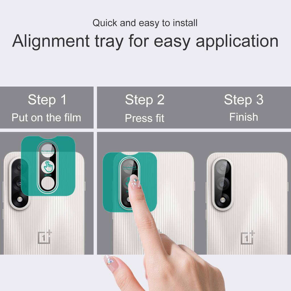 For OnePlus Ace5 Ultra 5G Glass IMAK High Definition Glass Lens Film Black Version