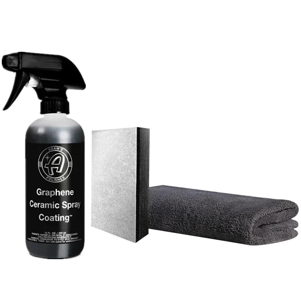 10H Graphene Ceramic Car Coating for Cars 7+ Years of Protection Apply After Car Wash Clay Bar Motorcycle Car Buffer Polishing