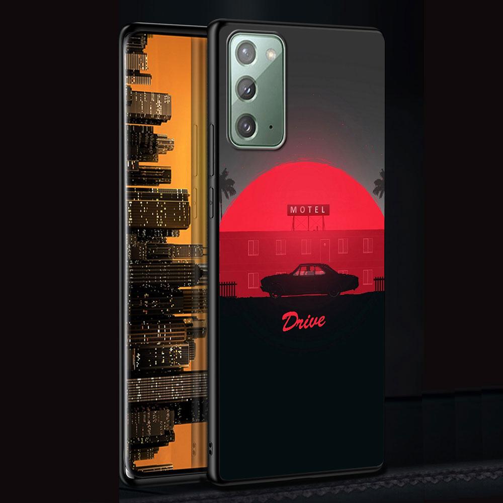 Movie Drive Ryan Gosling Art Case for Samsung Galaxy Note 20 Ultra 8 10 Lite 9 TPU Phone Cover Note 10 Plus Black Soft Shell