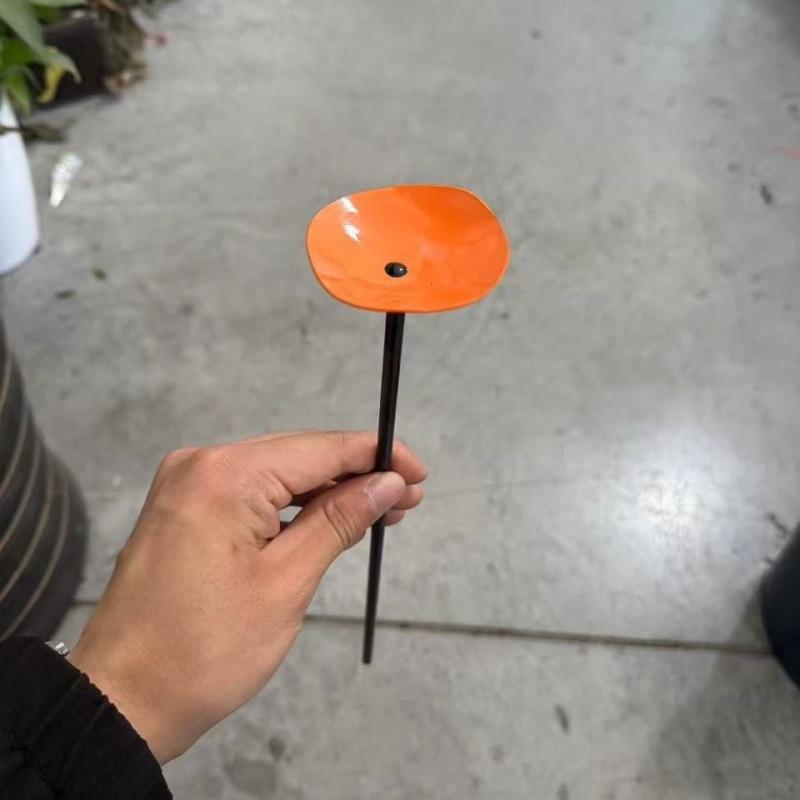 Bee Watering Cup Station Insect Butterfly Drinking Cup with Marbles Garden Decor