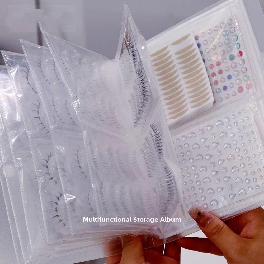 Multi-functional False Eyelash Storage Book  for Eyelashes and Double Eyelid Stickers