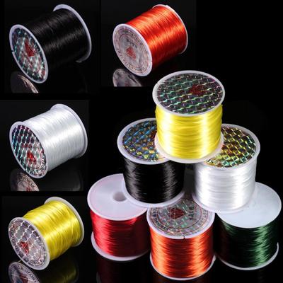 10-40m Perlen-Dehnband Elastische Schnüre Dehnbares Perlen-Draht/Schnur/Faden für DIY Armbänder Schmuckherstellungsmaterialien