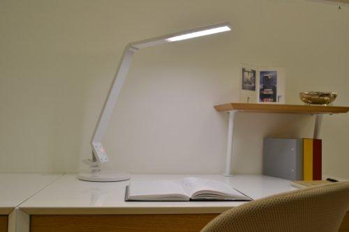 Koizumi Furniture KOIZUMI (Study Desk) Desk Light, LED Light, Illuminator, LED Stand Light, White, PCL-011WH