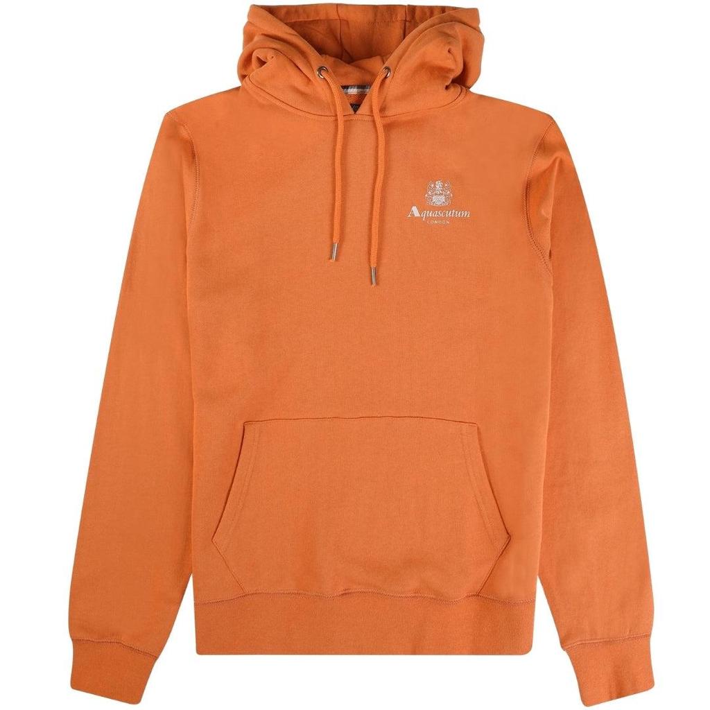 Aquascutum Mens Active Small Logo Hoodie